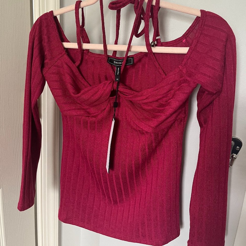 BCBG Fuchsia Blouse